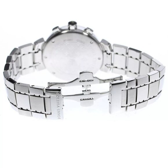 LOUIS VUITTON Tambour Lovely Cup MM Q132G Chronograph Quartz Ladies Watch - Picture 7 of 12